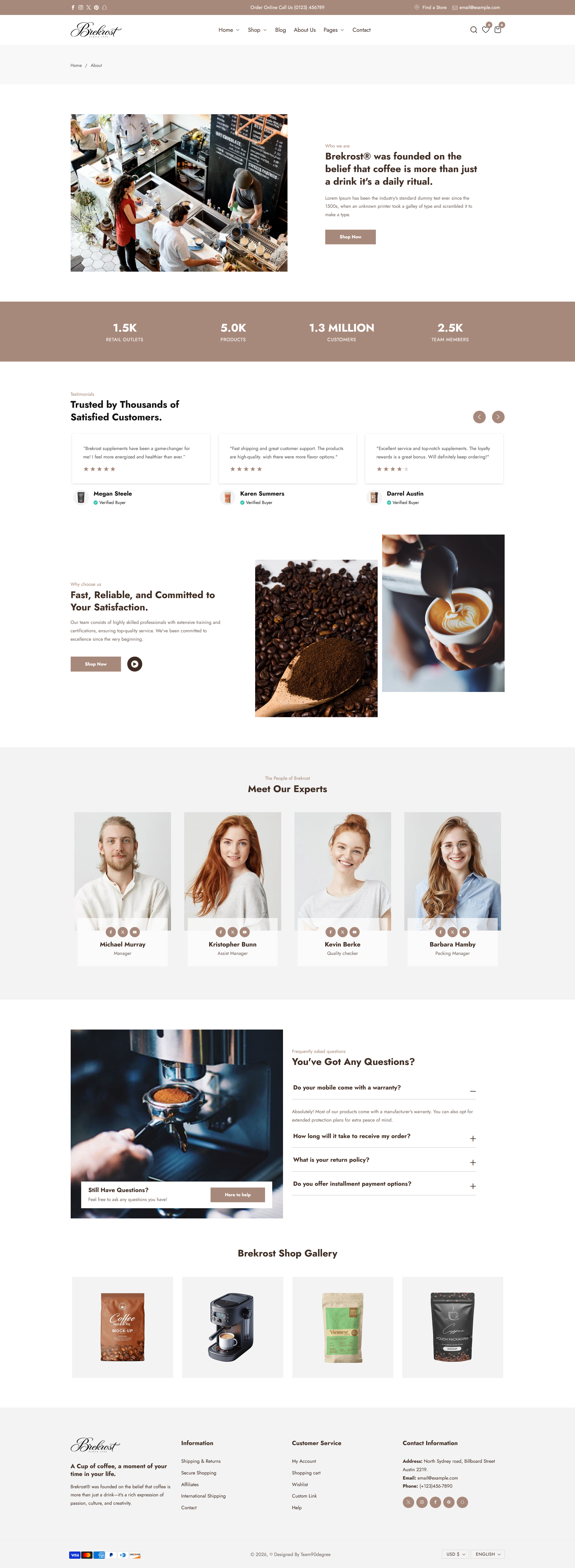About page preview