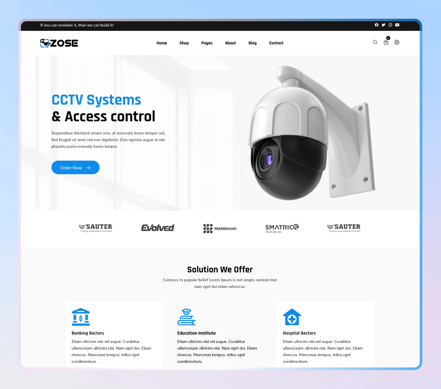 zose CCTV & Electronics Store Shopify Theme OS 2.0