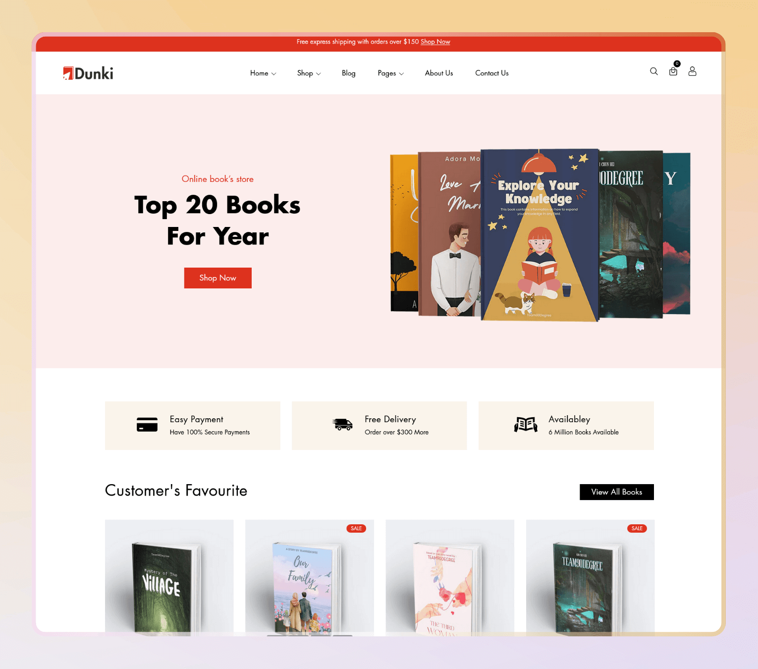 Dunki - Modern Book & Magazine Store Shopify Theme OS 2.0