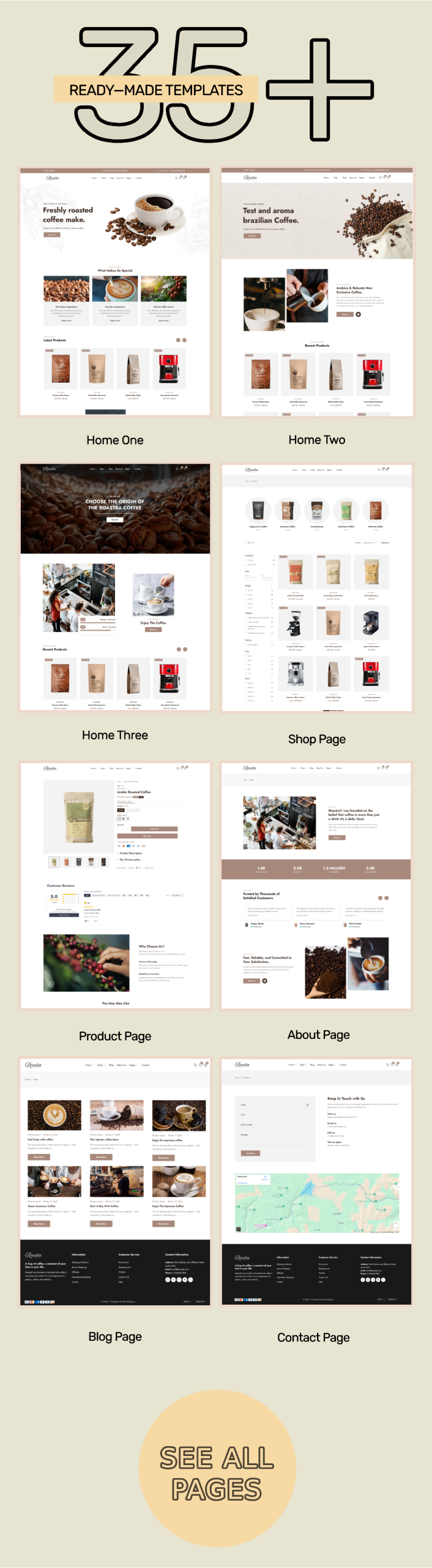 Roastra – Shopify Theme for Coffee & Beverage Shops
