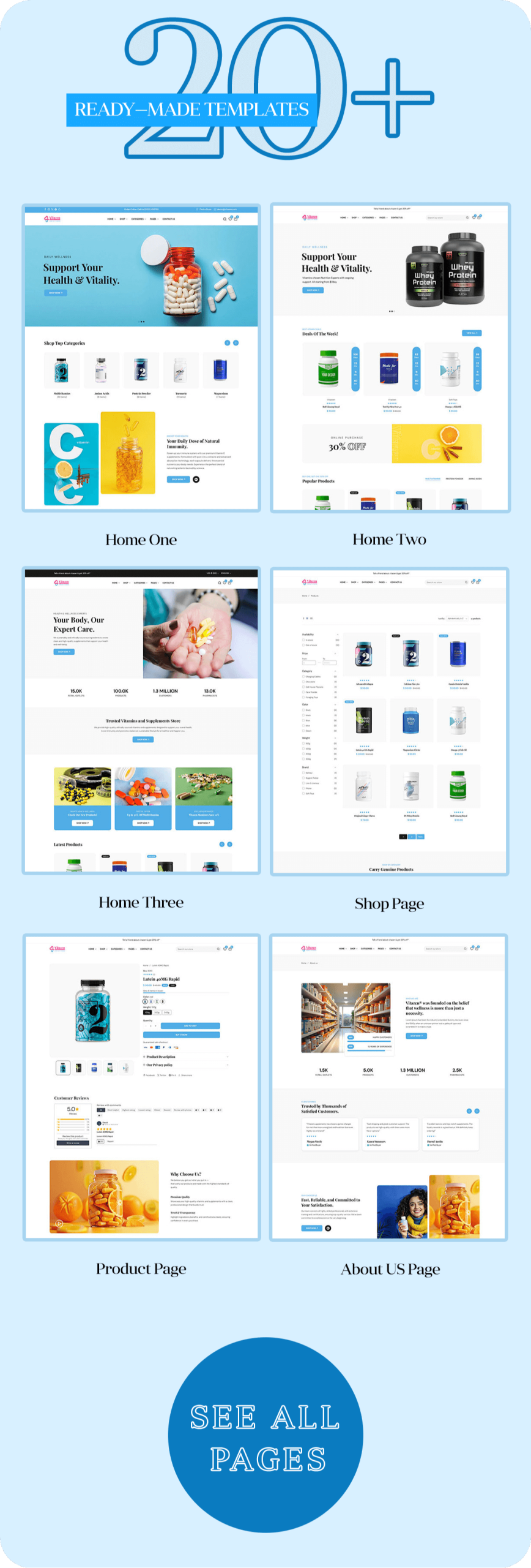 Vitazen – Shopify Theme for Health & Wellness Products