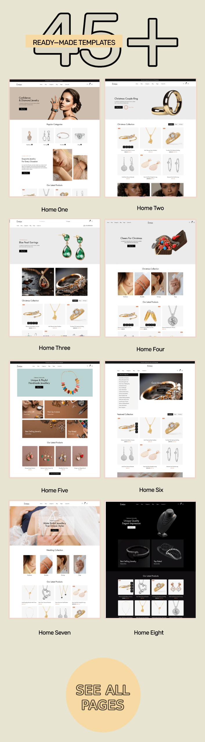 Emax – Minimal Shopify Theme for Jewelry, Accessories & Luxury Boutiques