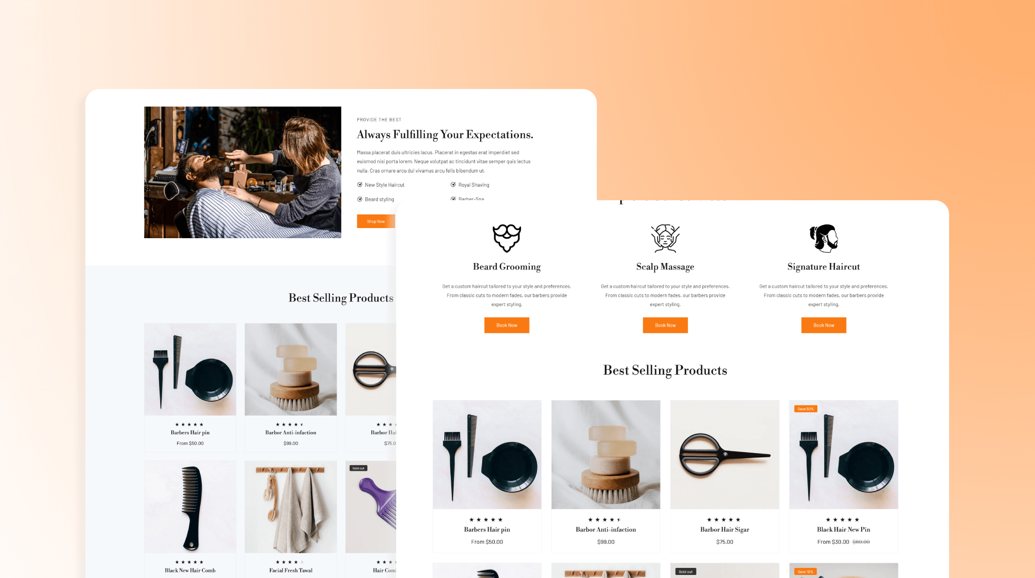 Barbro – Shopify Theme for Barbershops, Hair Salons & Grooming Stores.