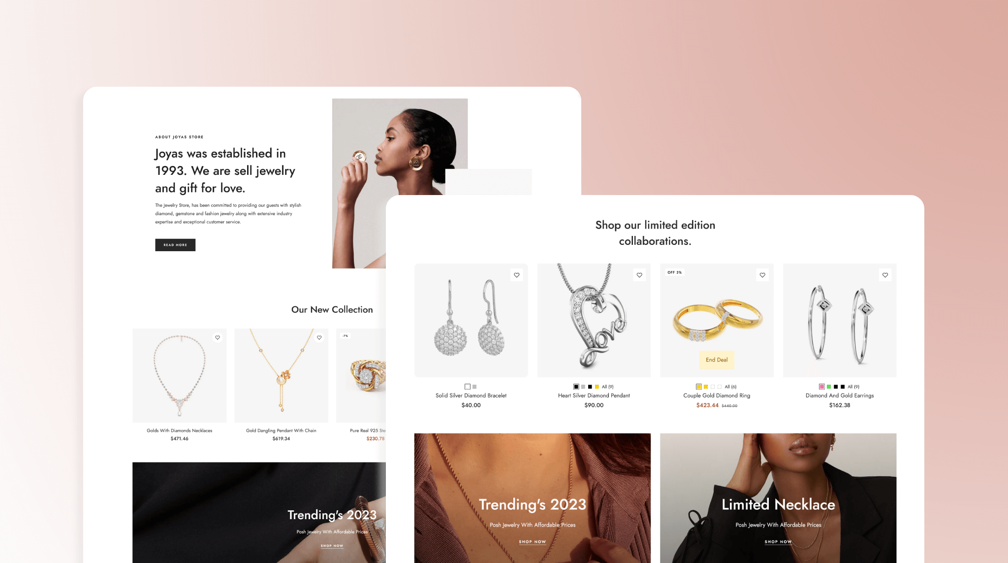 Joyas – Shopify Theme for Modern Jewelry, Accessories & Minimalist Luxury Stores