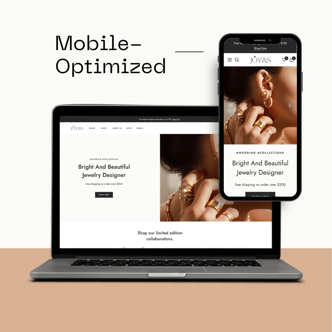Joyas – Shopify Theme for Modern Jewelry, Accessories & Minimalist Luxury Stores
