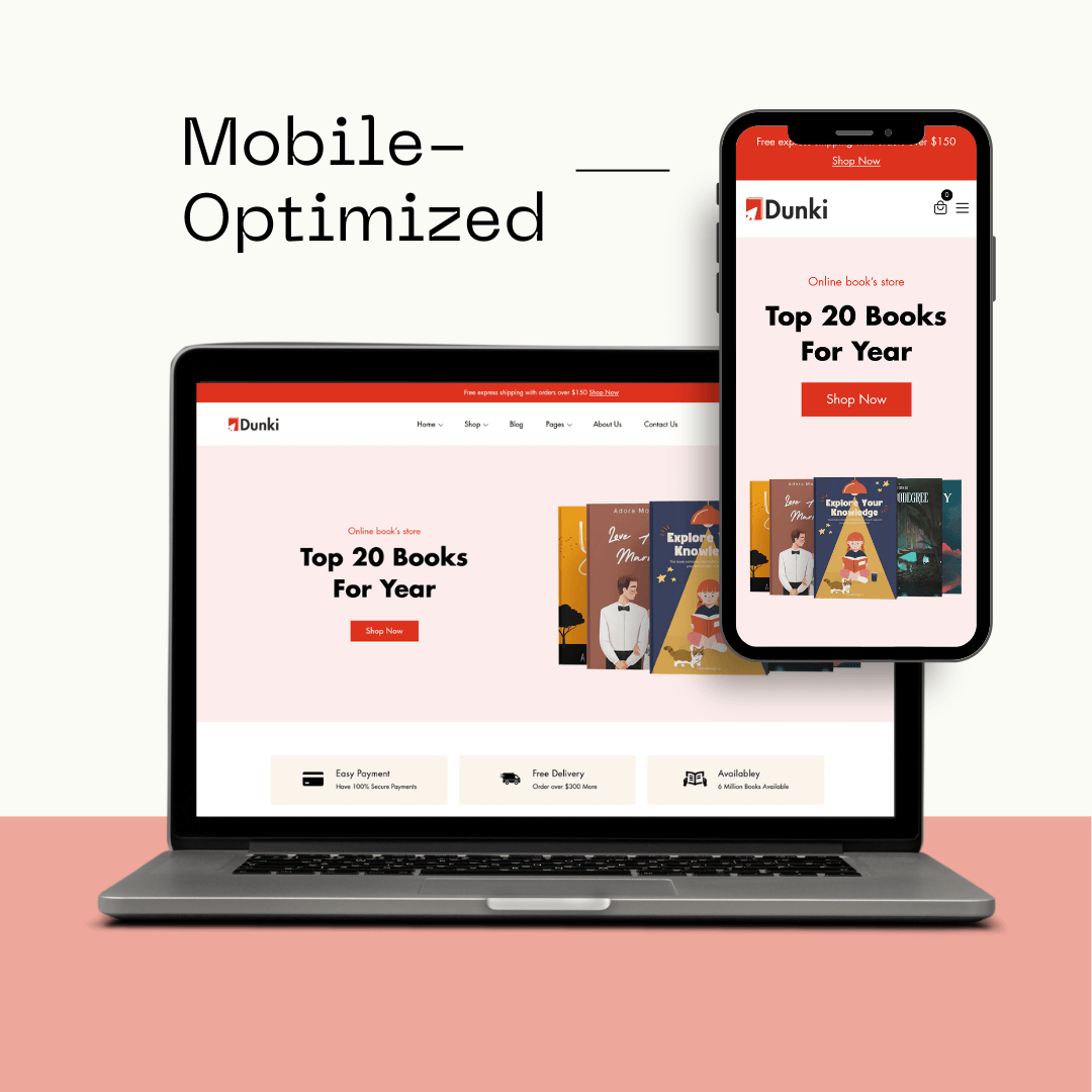 Dunki – Shopify Theme for Bookstores, Magazine Shops & Literary Brands.
