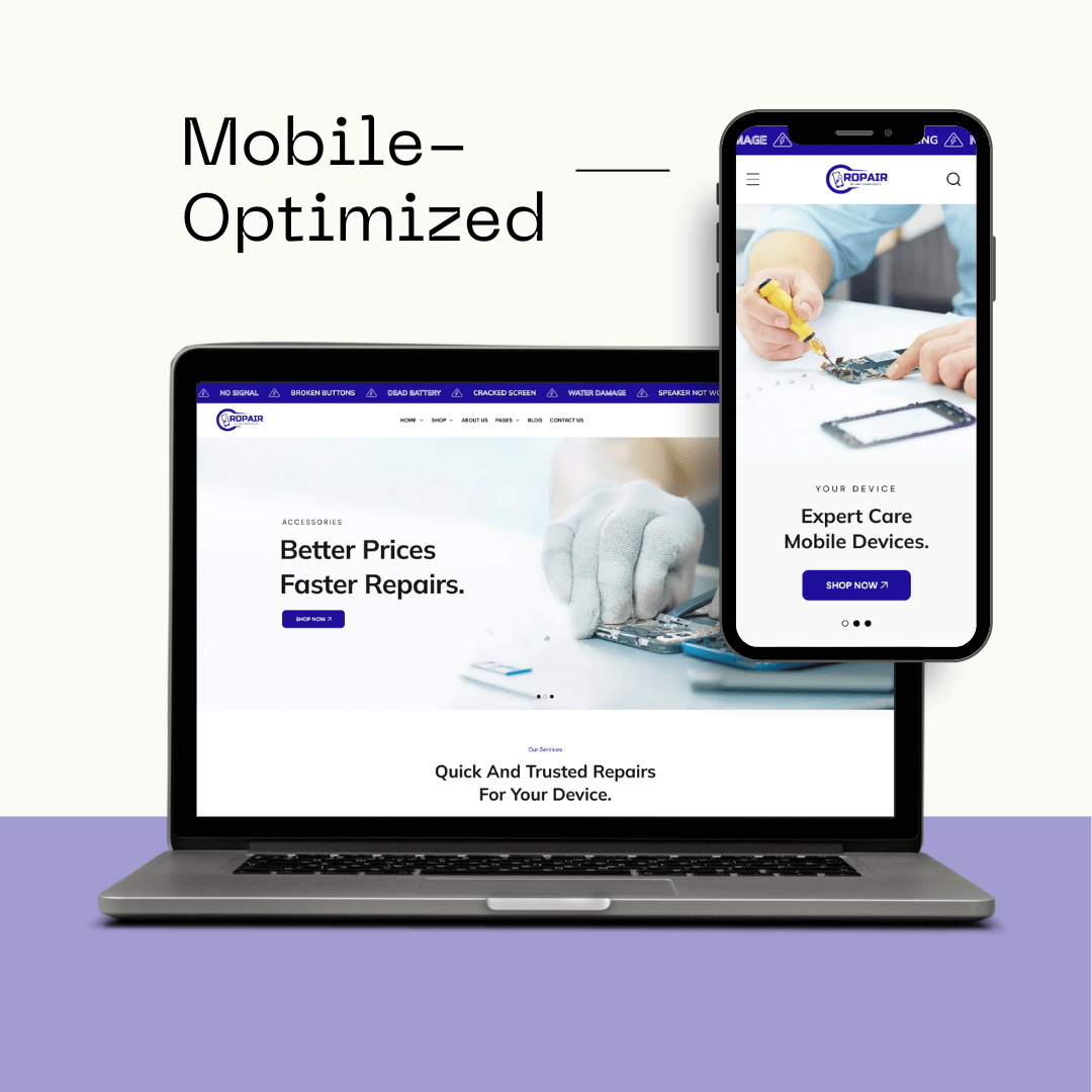 Electronics Repair Shopify Theme