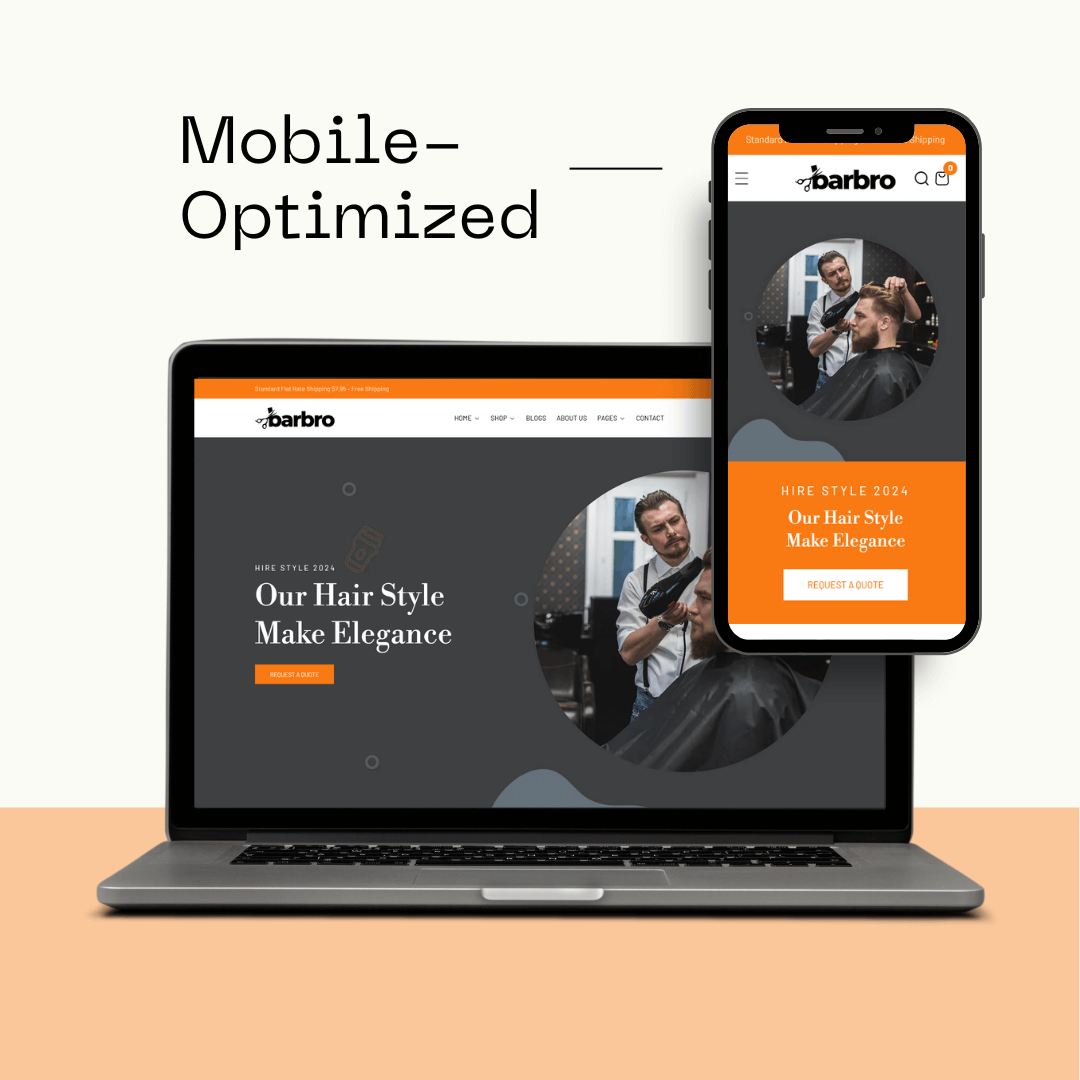 Barbro – Shopify Theme for Barbershops, Hair Salons & Grooming Stores.