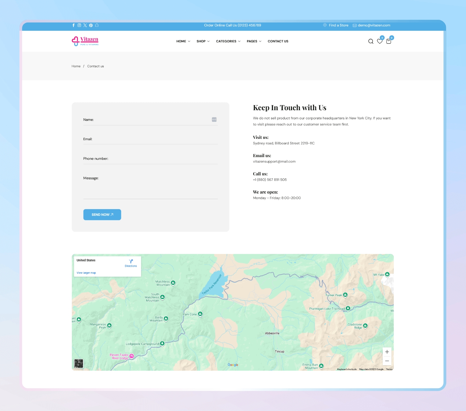 Vitazen – Shopify Theme for Health & Wellness Products