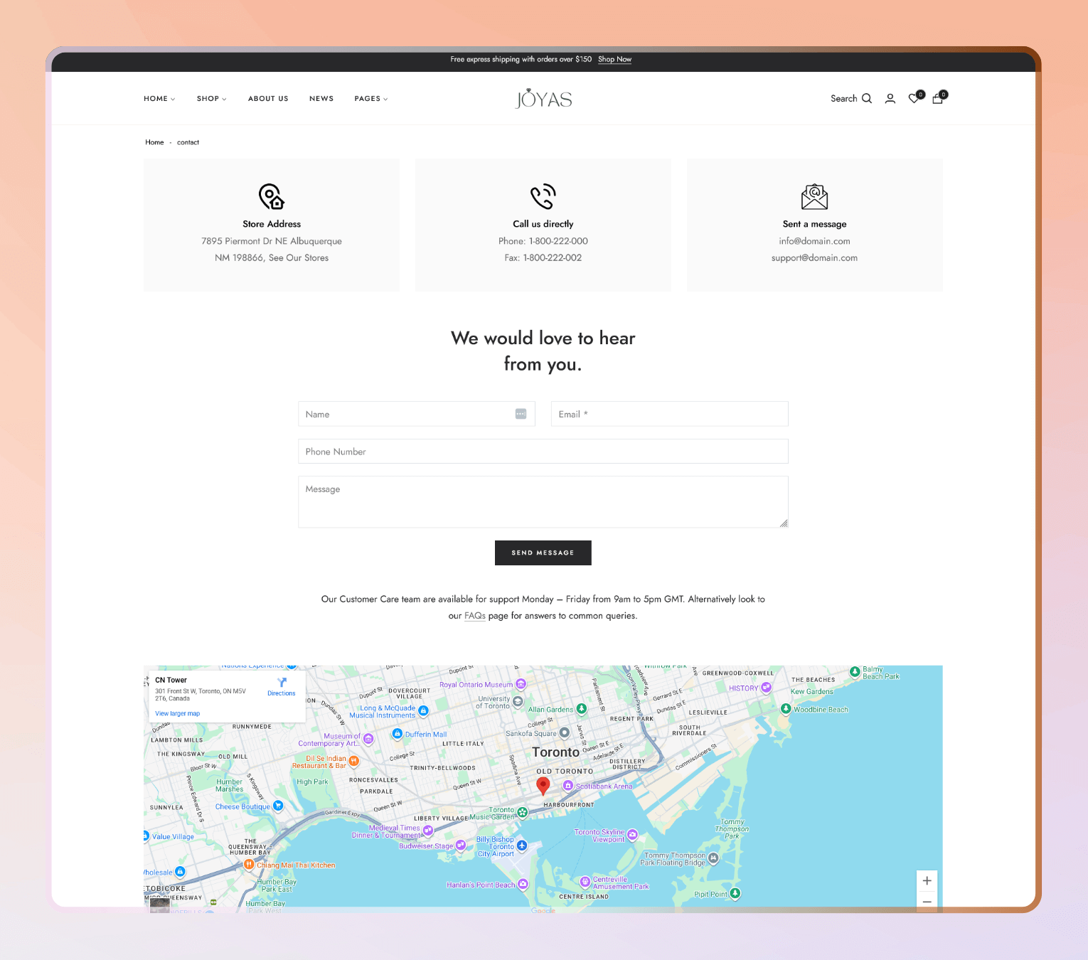 Joyas – Shopify Theme for Modern Jewelry, Accessories & Minimalist Luxury Stores