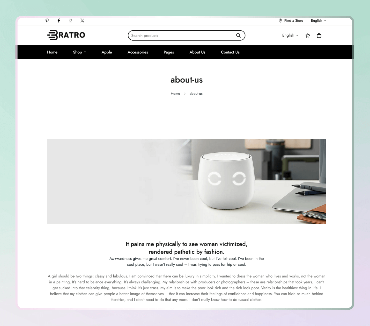 Bratro – Shopify Theme for Electronics, Gadgets & Tech Retail Stores
