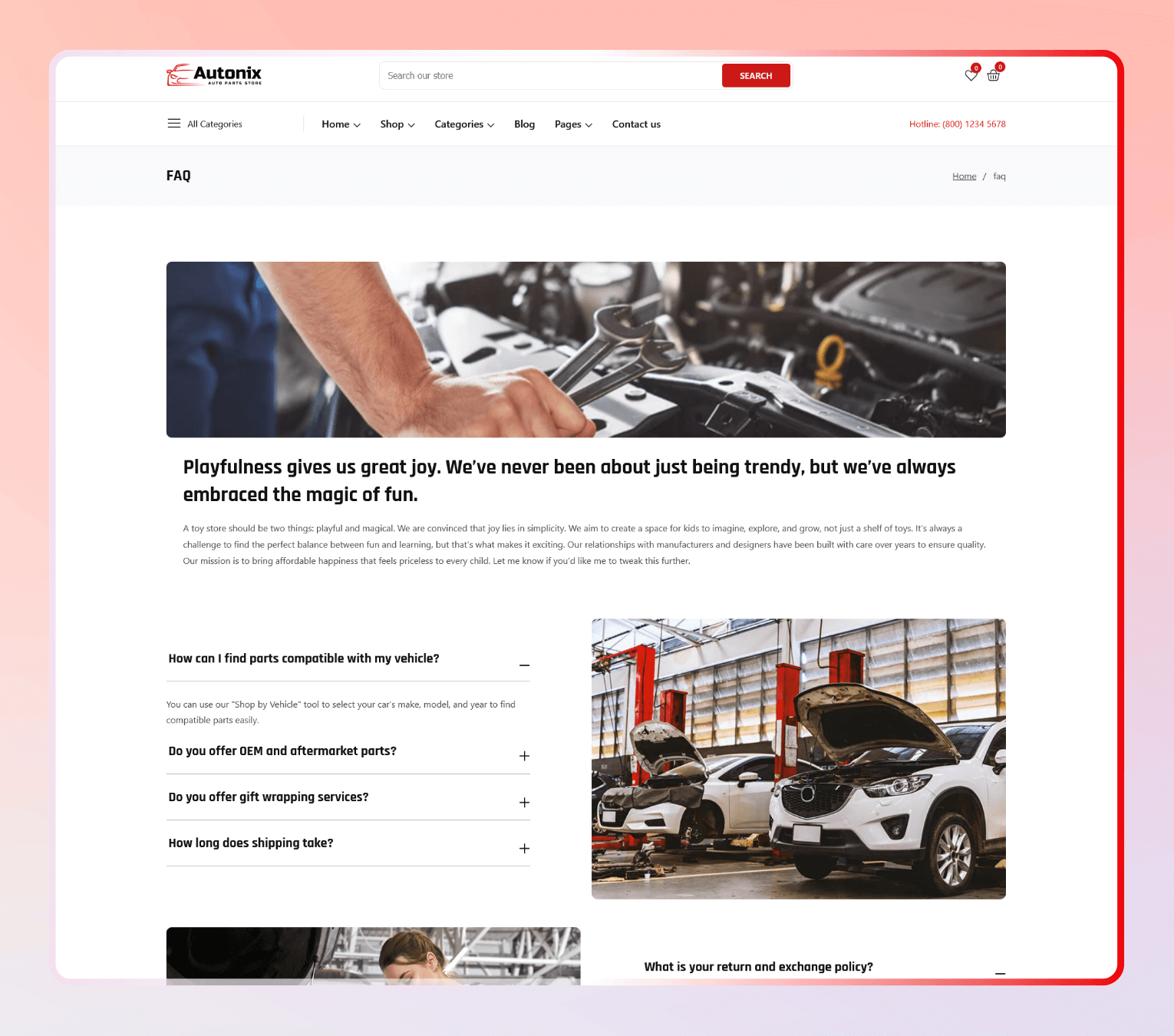 Autonix – Shopify Theme for Auto Parts
