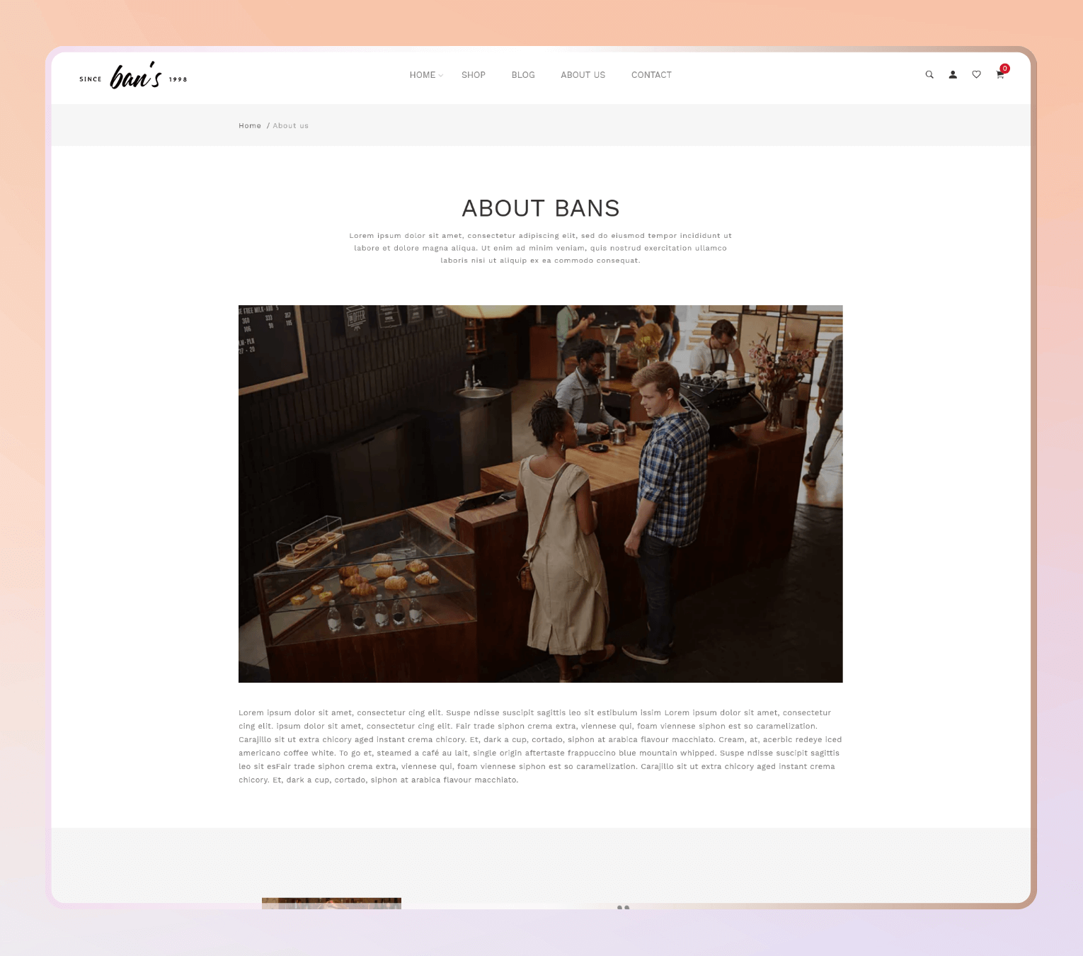 Bans – Shopify Theme for Coffee Brands, Tea Shops & Artisan Beverage Store