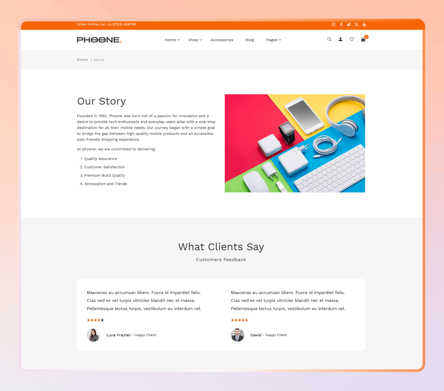 Phoone – Shopify Theme for Mobile Stores, Electronics Retailers & Tech Brands.