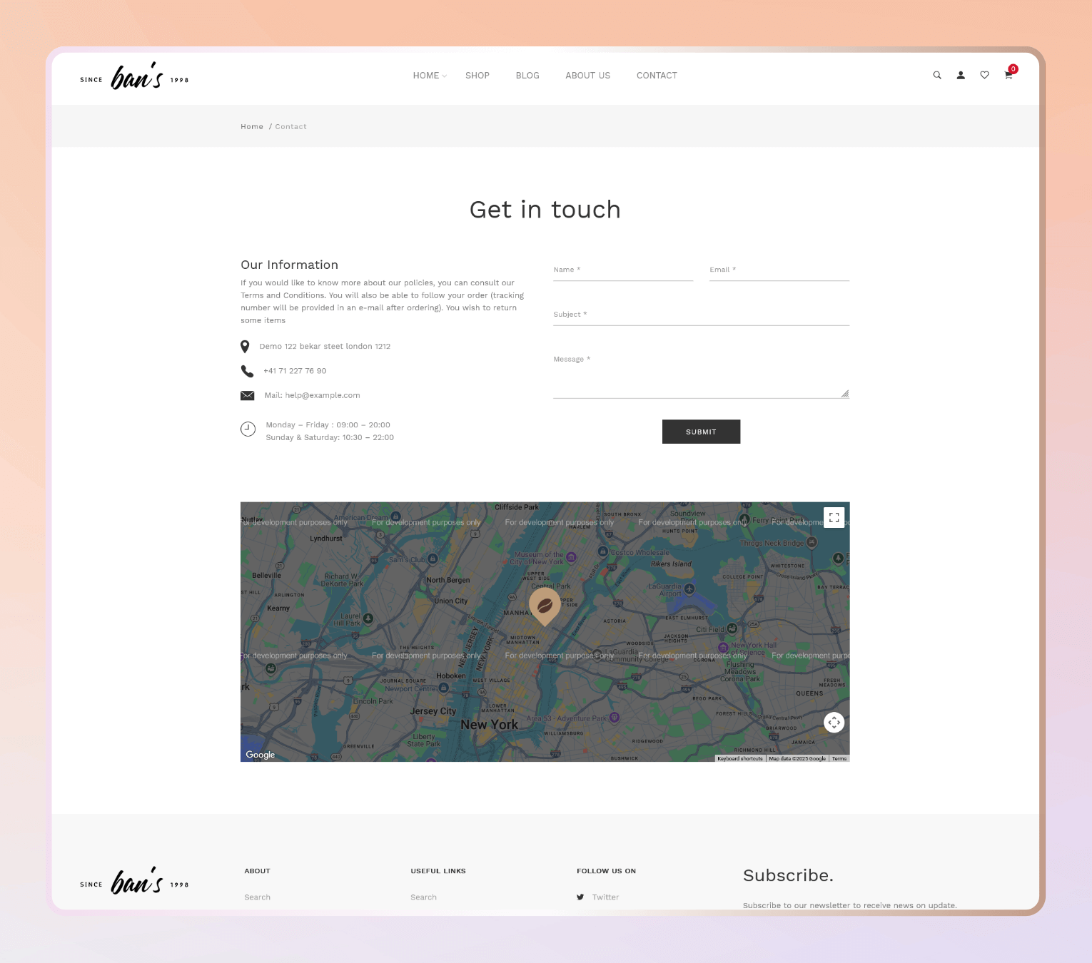 Bans – Shopify Theme for Coffee Brands, Tea Shops & Artisan Beverage Store