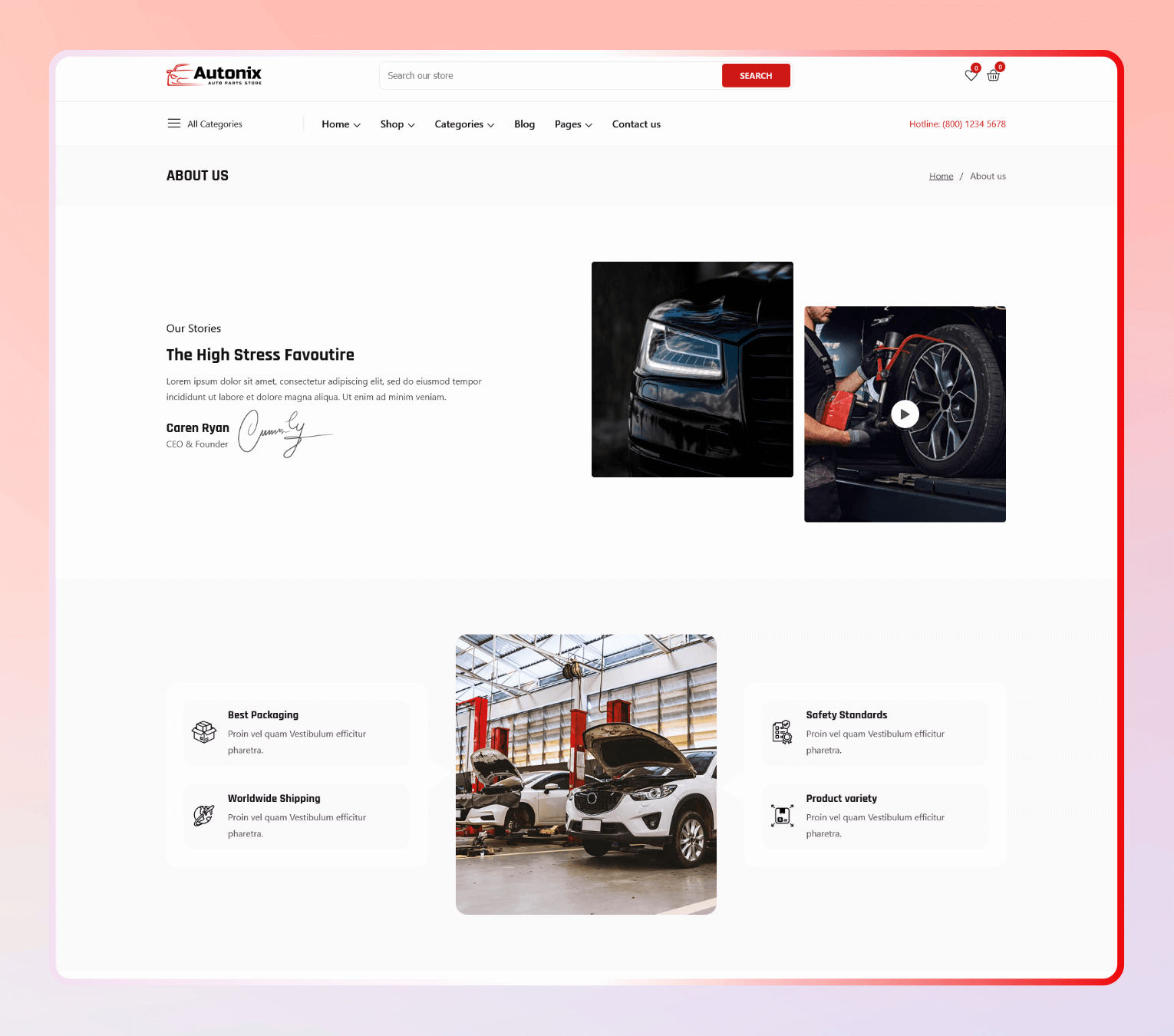 Autonix – Shopify Theme for Auto Parts