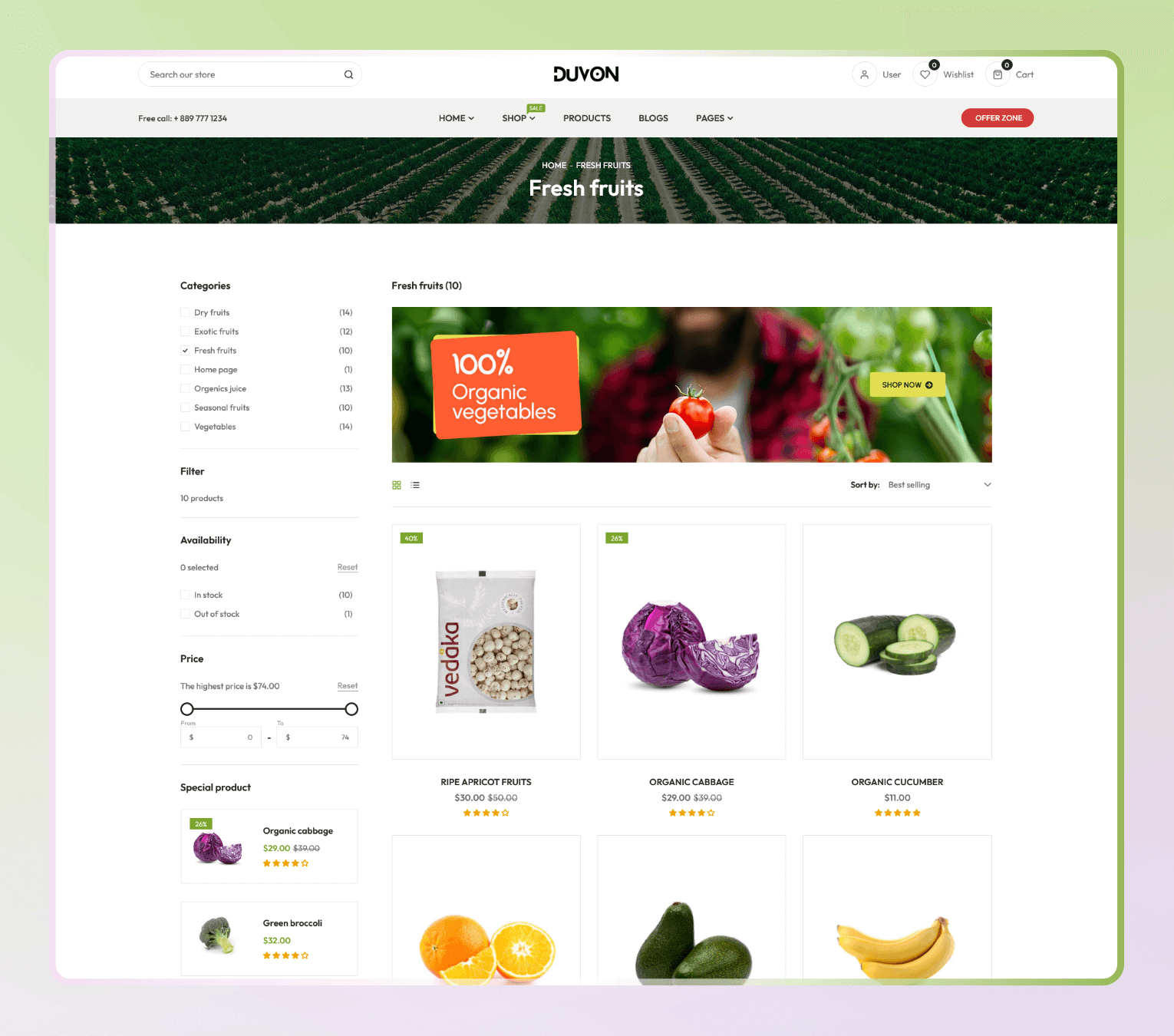 Shopify 2.0 Theme for Organic Superstores