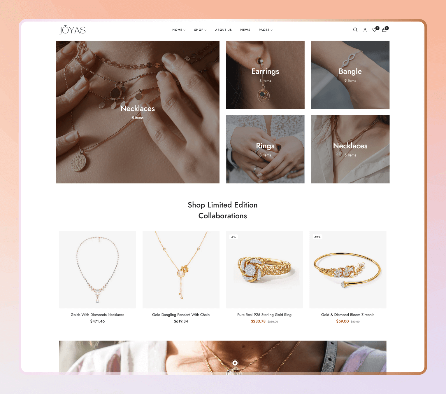 Joyas – Shopify Theme for Modern Jewelry, Accessories & Minimalist Luxury Stores