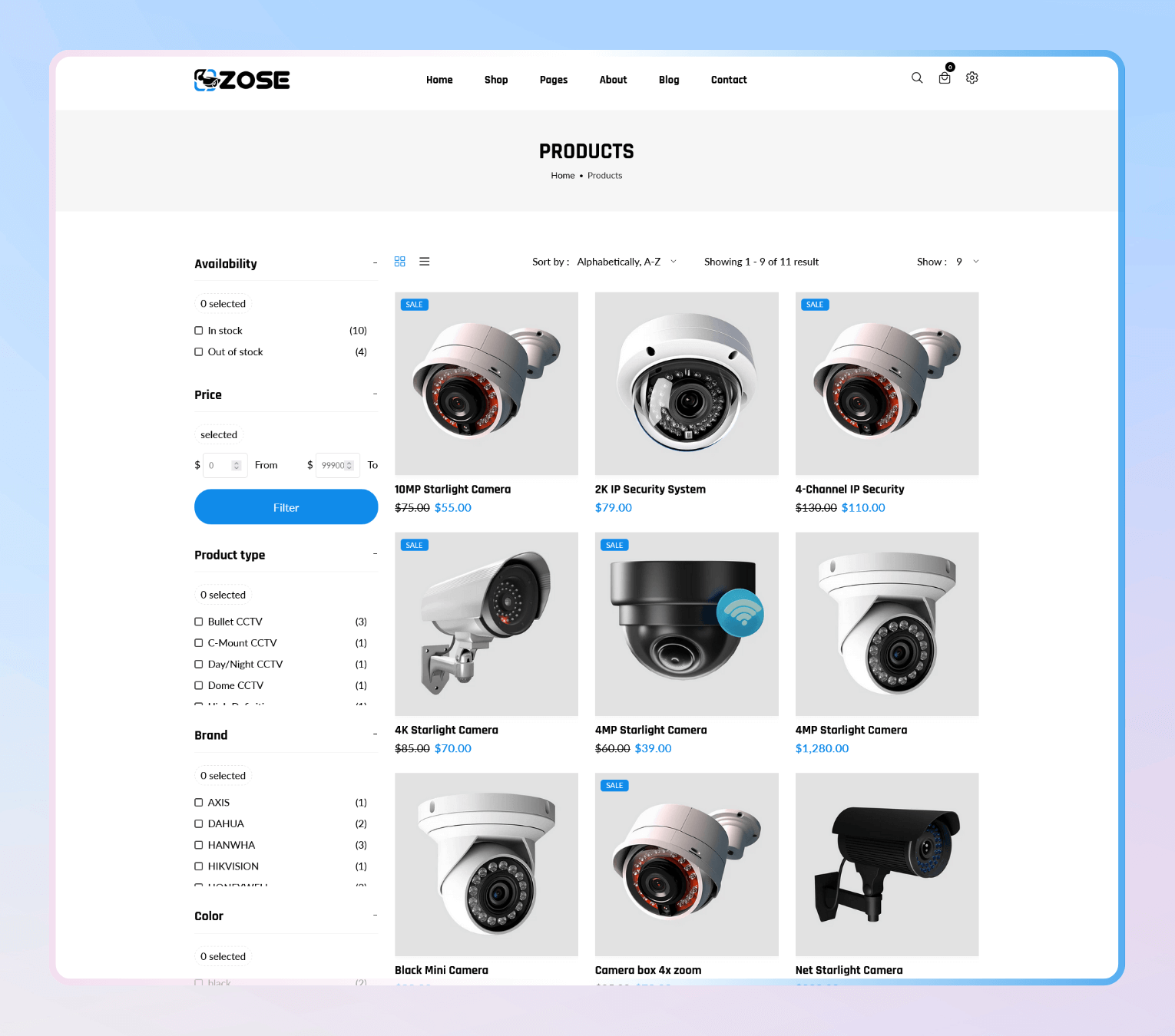CCTV Shopify Theme for Security Systems & Electronics Stores