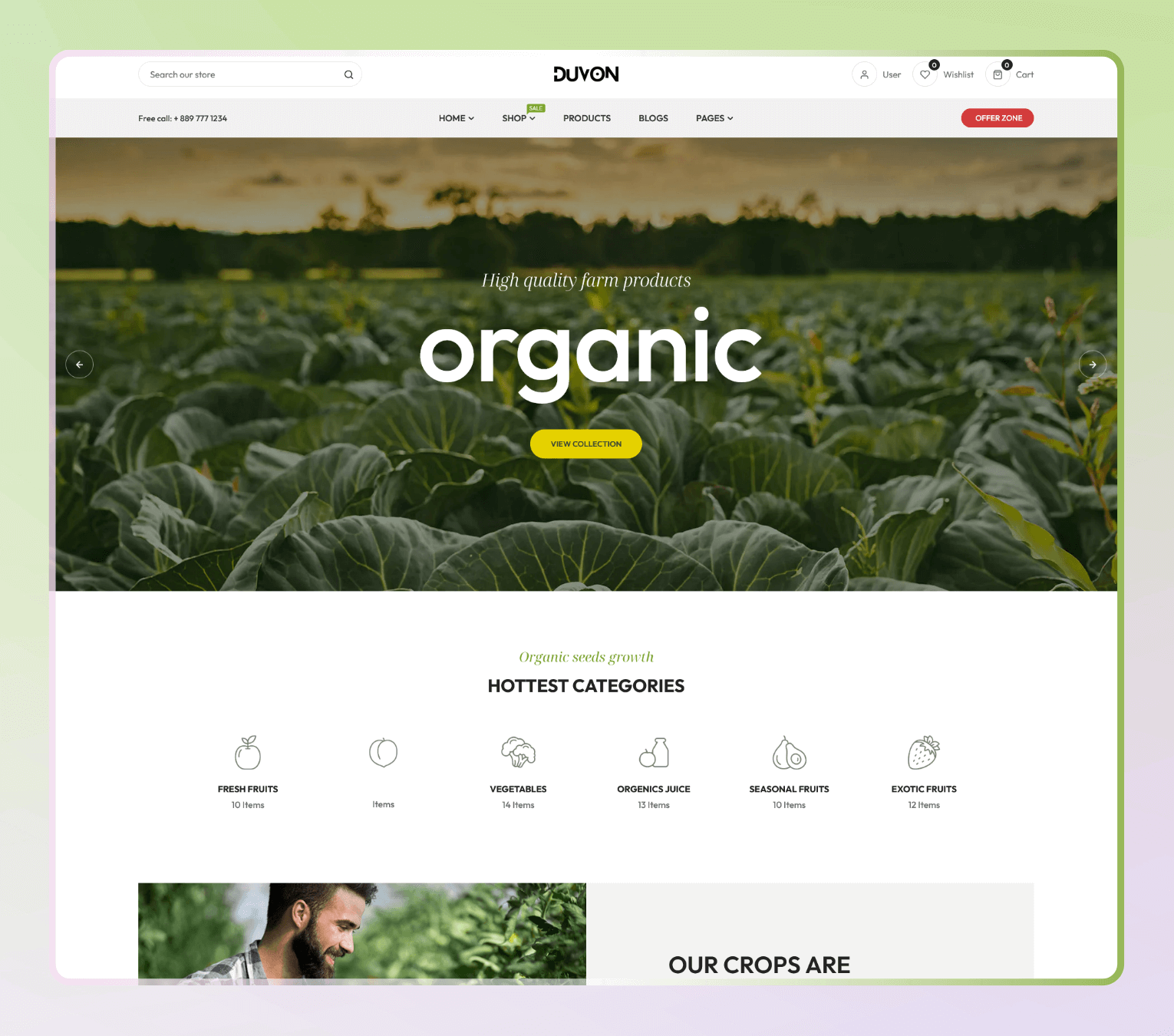 Shopify 2.0 Theme for Organic Superstores