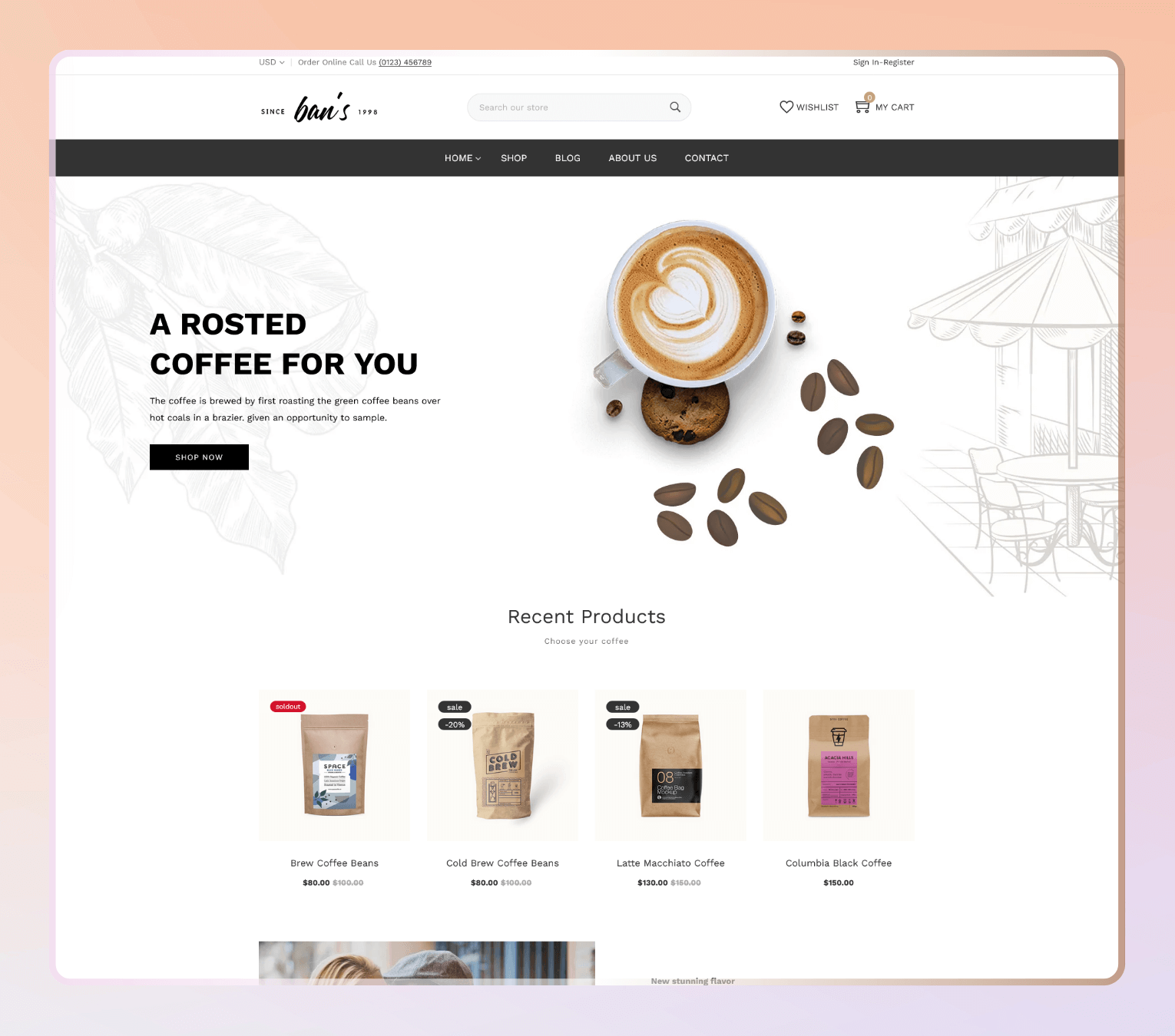 Bans – Shopify Theme for Coffee Brands, Tea Shops & Artisan Beverage Store