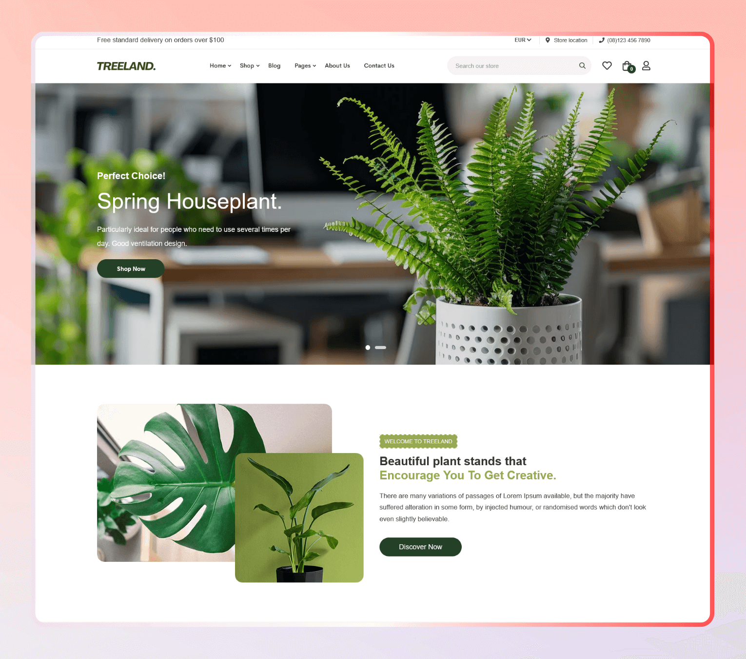 Treeland – Shopify Theme for Plant Nurseries, Garden Shops & Christmas Stores