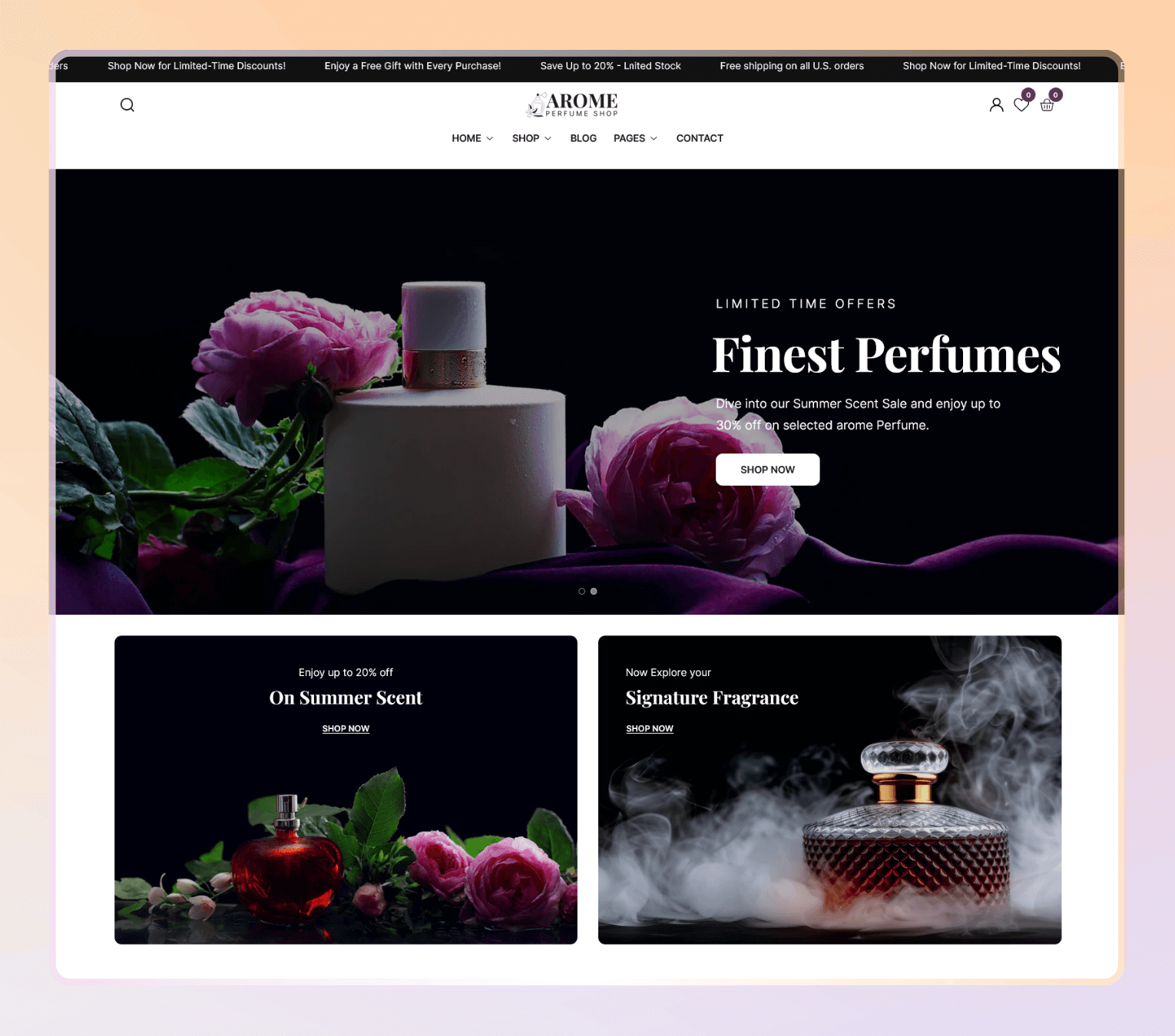 Arome - Modern Perfumes & Fragrance Store Shopify Theme