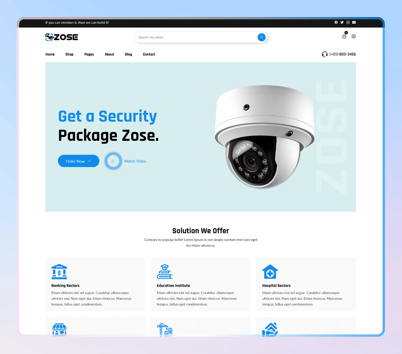 CCTV Shopify Theme for Security Systems & Electronics Stores