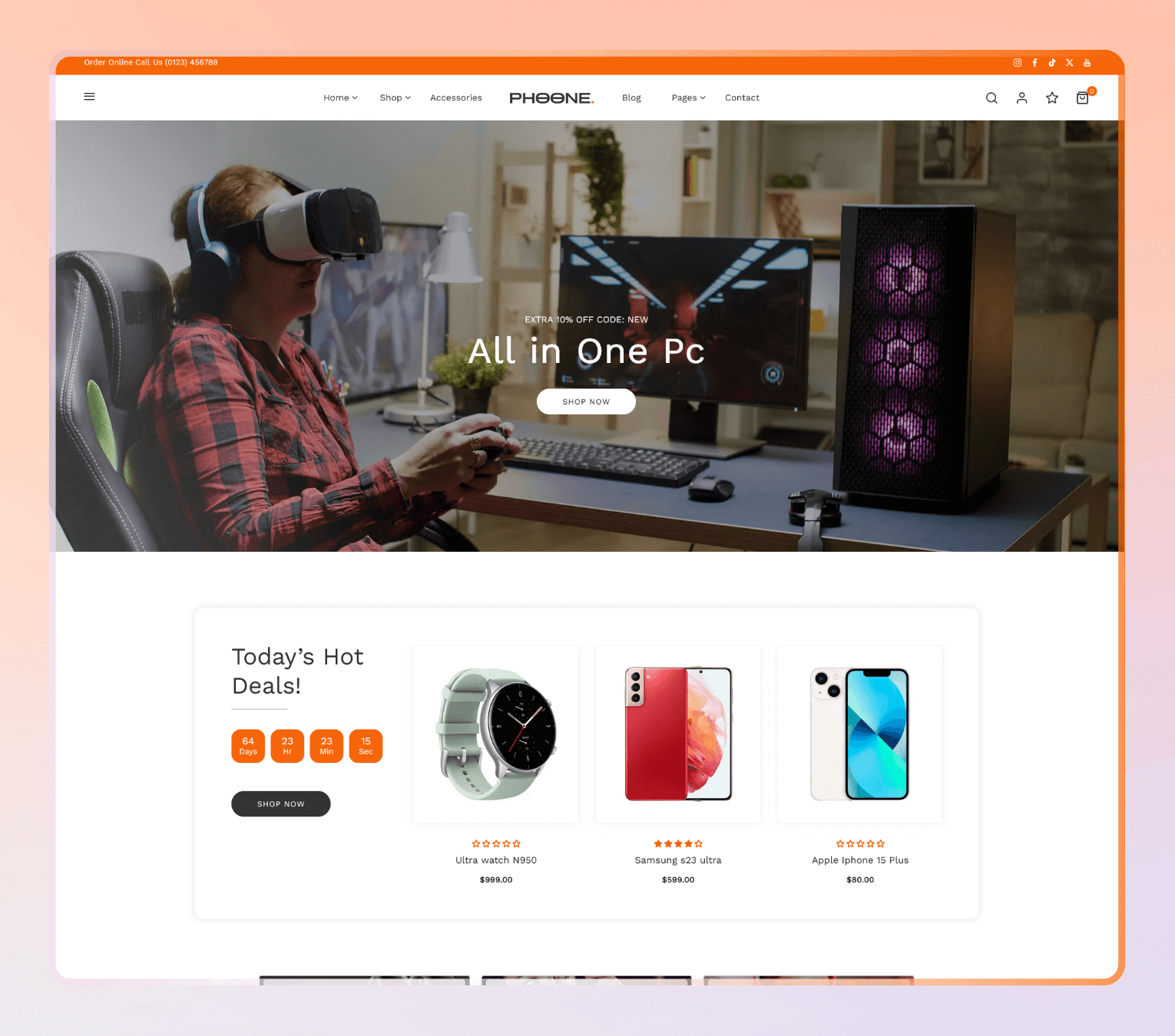 Phoone – Shopify Theme for Mobile Stores, Electronics Retailers & Tech Brands.