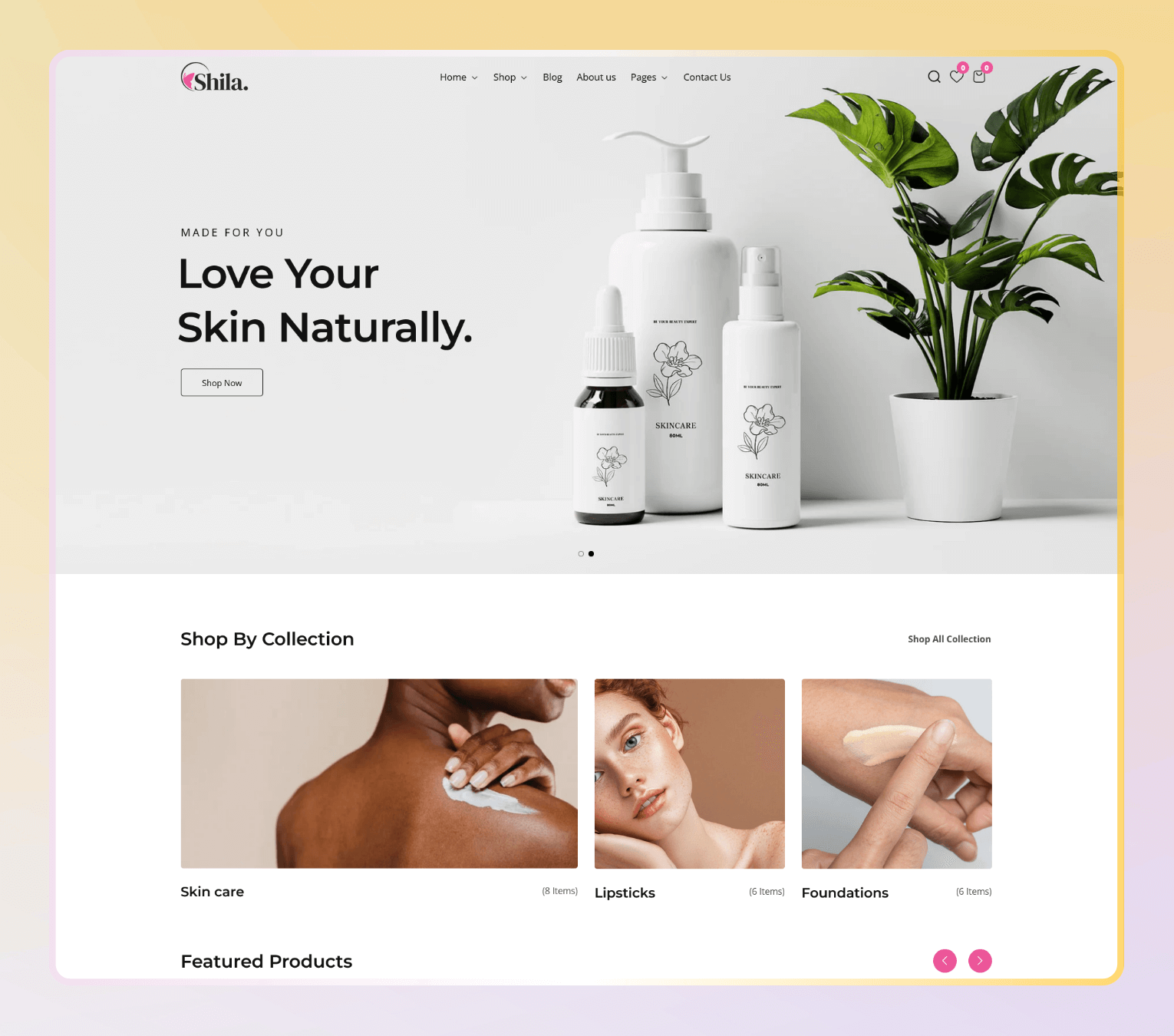 Shila – Premium Shopify 2.0 Theme for Cosmetics, Skincare & Beauty Stores