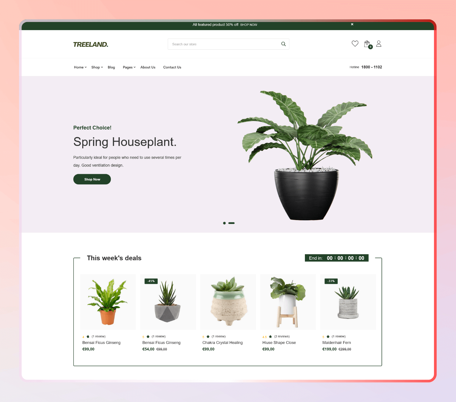Treeland – Shopify Theme for Plant Nurseries, Garden Shops & Christmas Stores