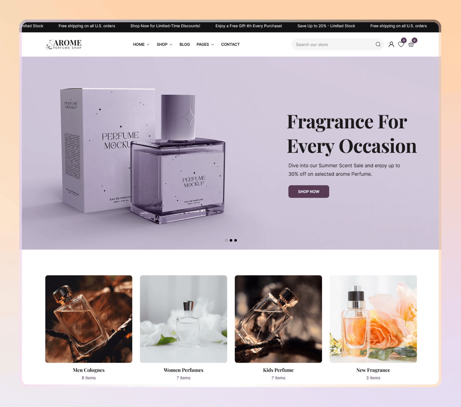 Arome - Modern Perfumes & Fragrance Store Shopify Theme