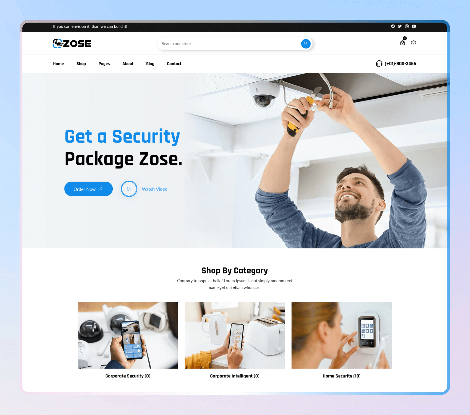 CCTV Shopify Theme for Security Systems & Electronics Stores
