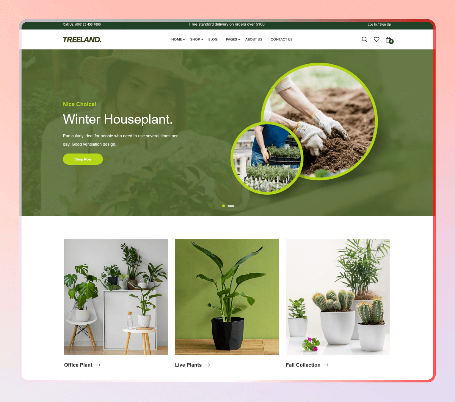 Treeland – Shopify Theme for Plant Nurseries, Garden Shops & Christmas Stores