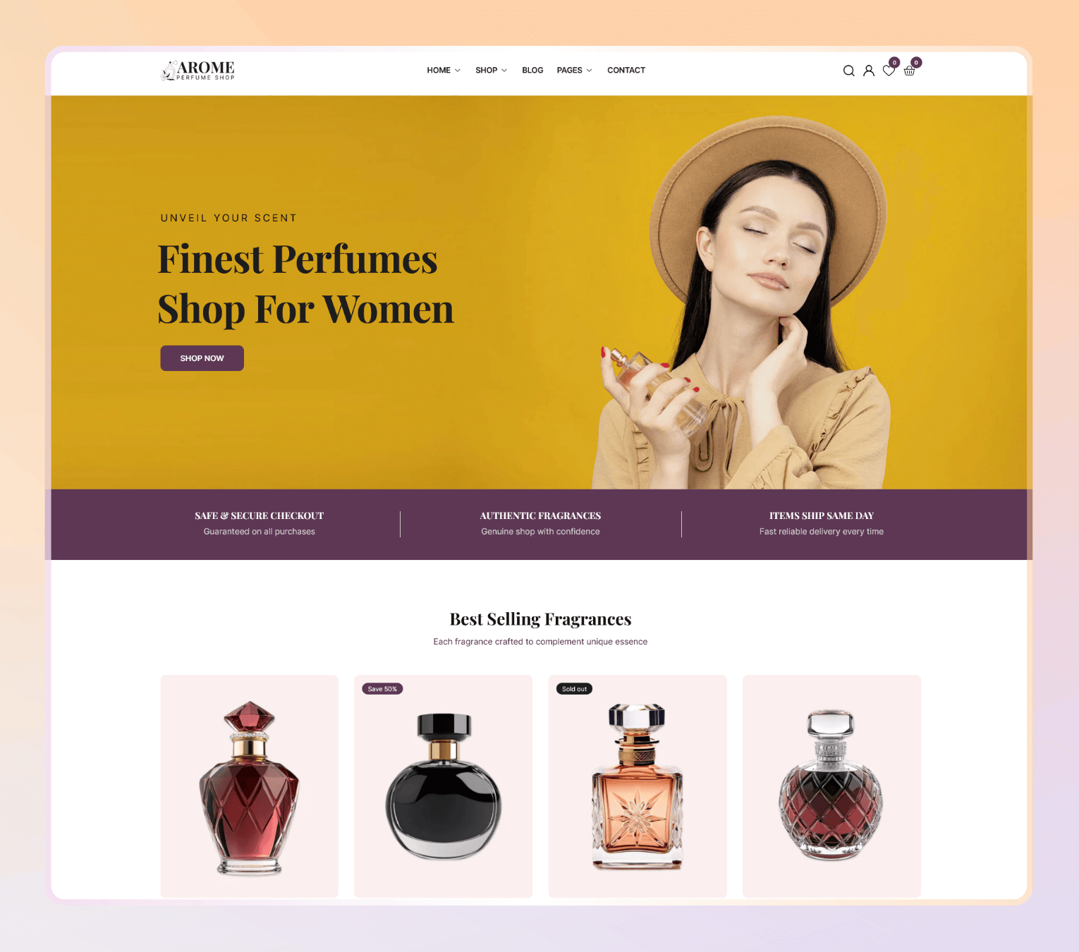 Arome - Modern Perfumes & Fragrance Store Shopify Theme