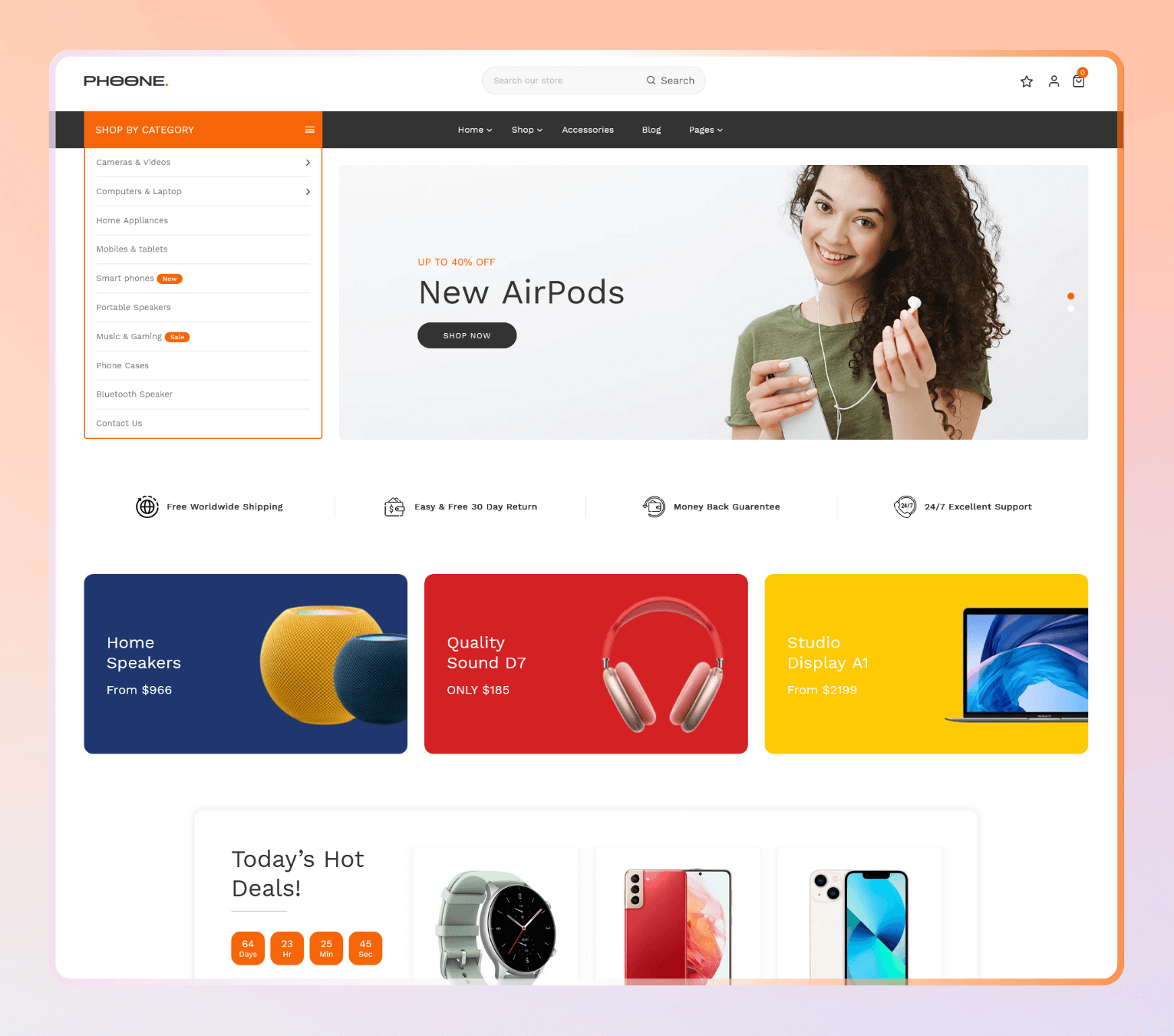 Phoone – Shopify Theme for Mobile Stores, Electronics Retailers & Tech Brands.