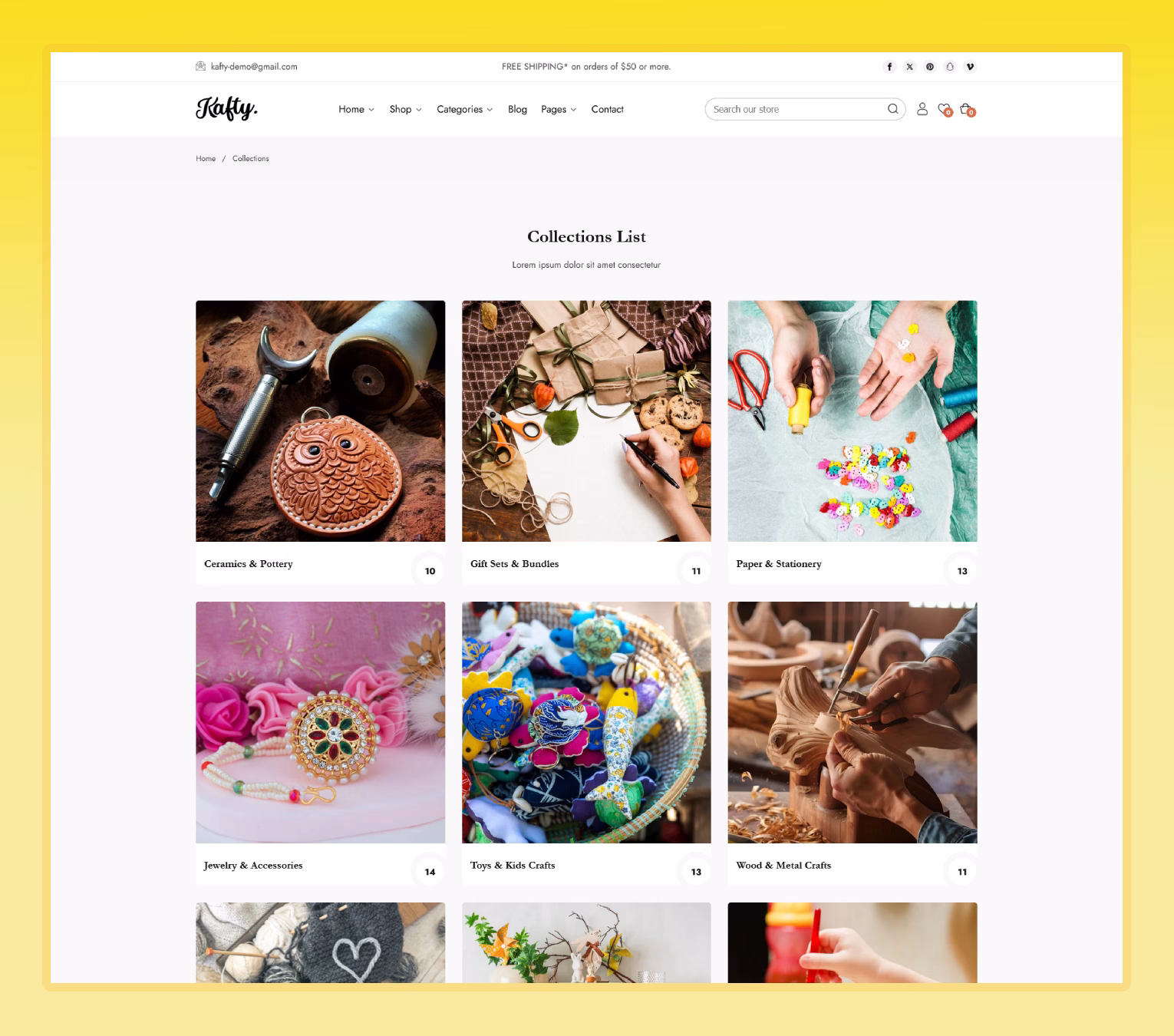 Handmade Shopify Theme