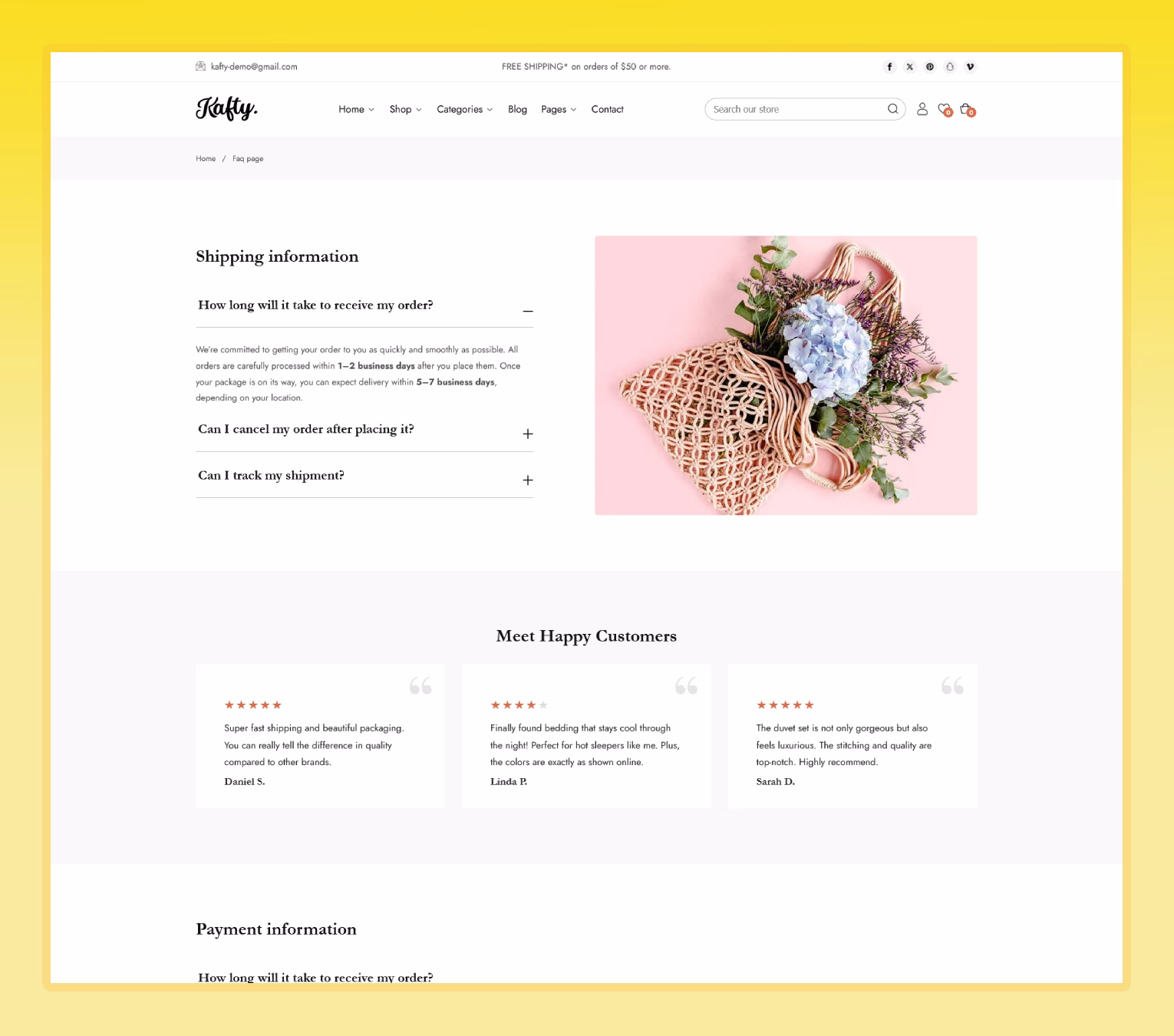 Handmade Shopify Theme