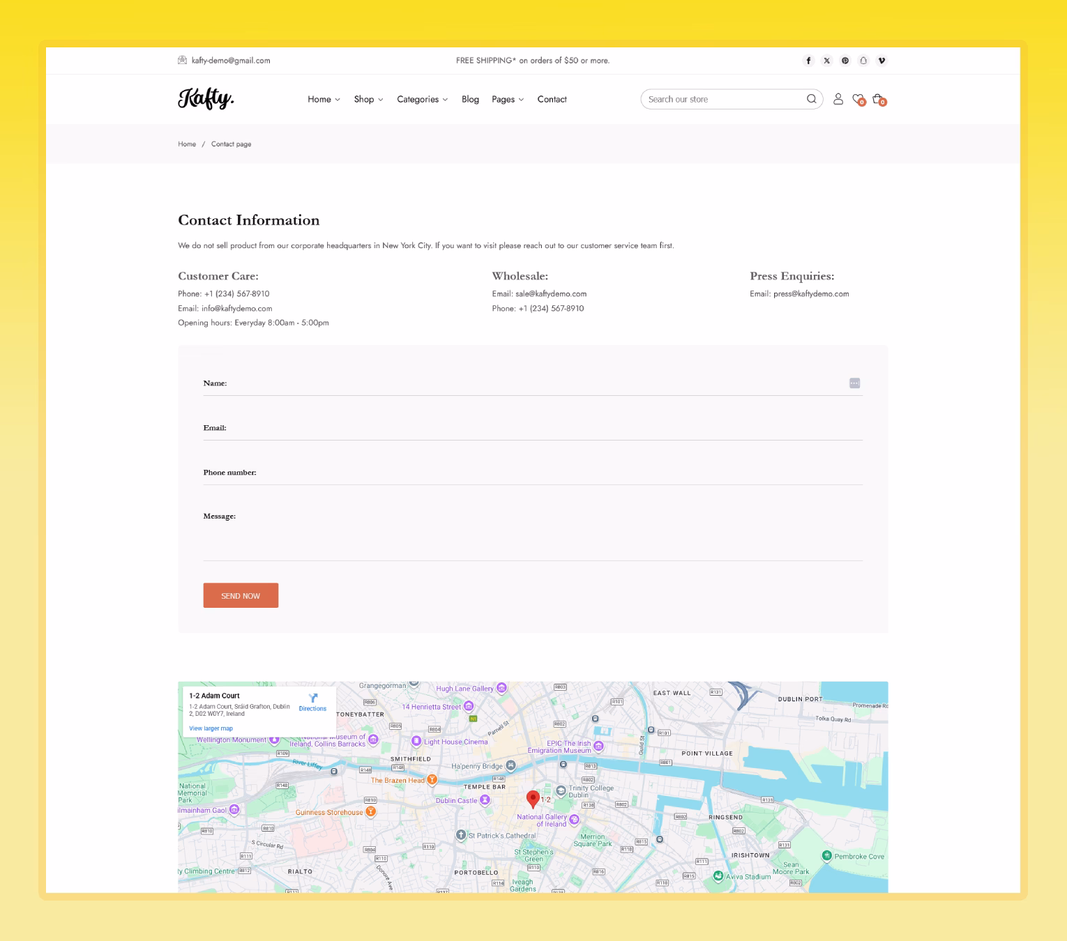 Handmade Shopify Theme
