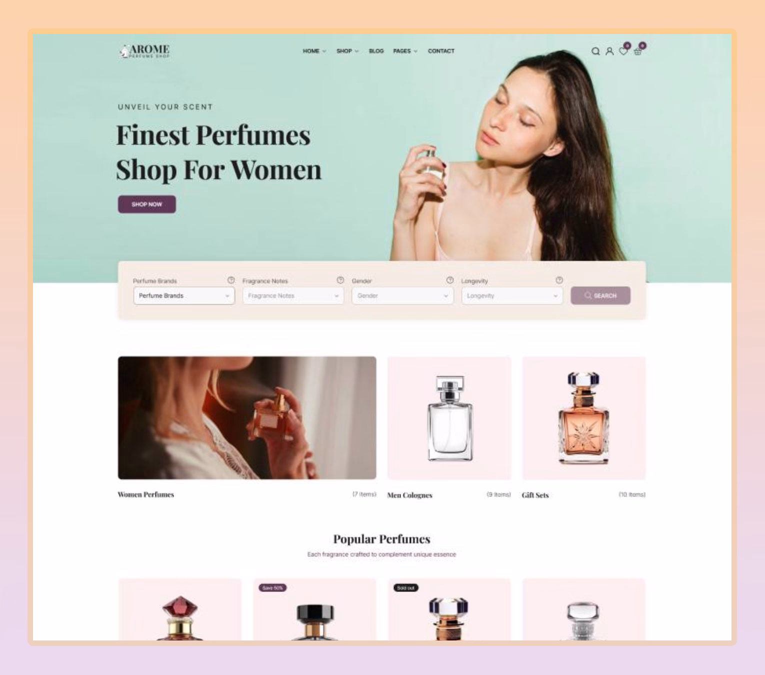 Arome - Modern Perfumes & Fragrance Store Shopify Theme